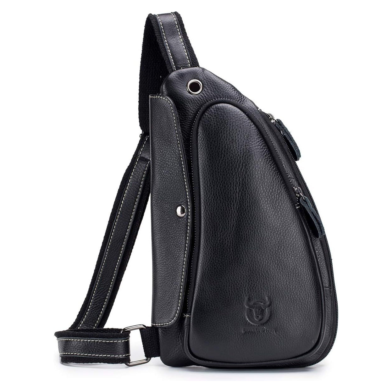 Anti-theft Sling Bag Travel Crossbody Shoulder Genuine Leather Chest Bag