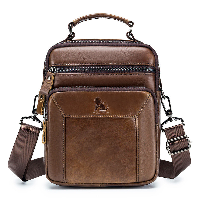 Genuine Leather Messenger Sling Bag Crossbody Shoulder Travel Business Bags