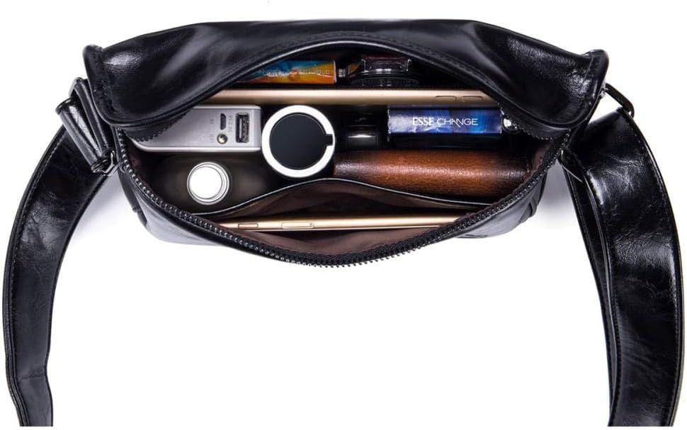 Men's Casual Messenger Bags Genuine Leather Shoulder Ipad Tablet Bag