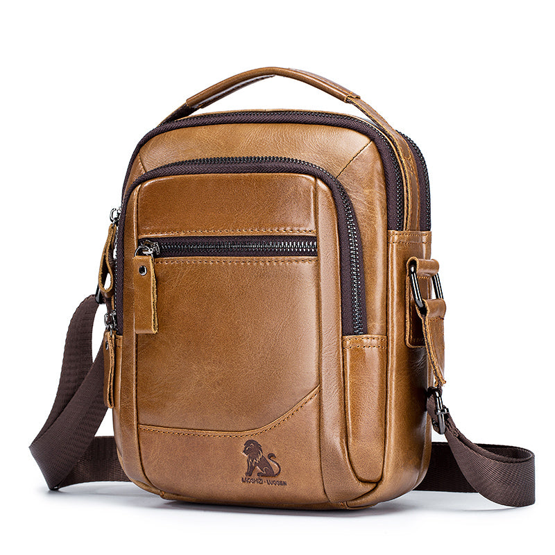 Men's Genuine Leather Shoulder Bag Messenger Briefcase CrossBody Handbag