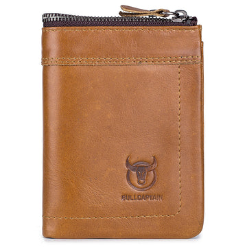 Men's Genuine Leather Wallet Purse Coin Pocket Gift for Men