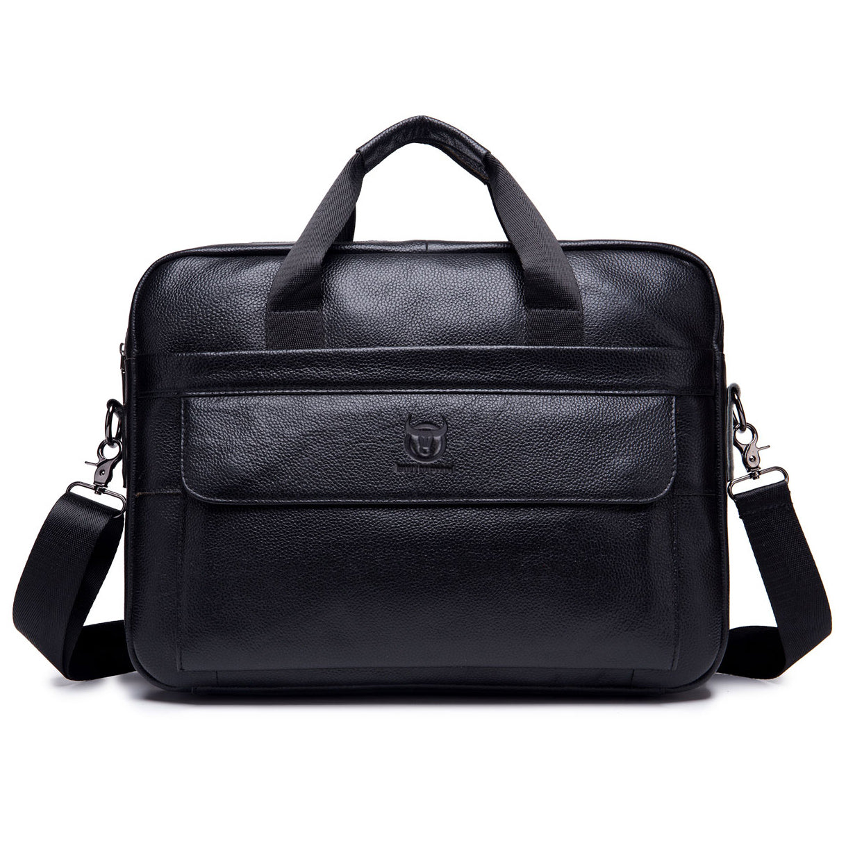 Men's Leather 15.6" Laptop Bag Briefcase Busines Shoulder Bag Handbag