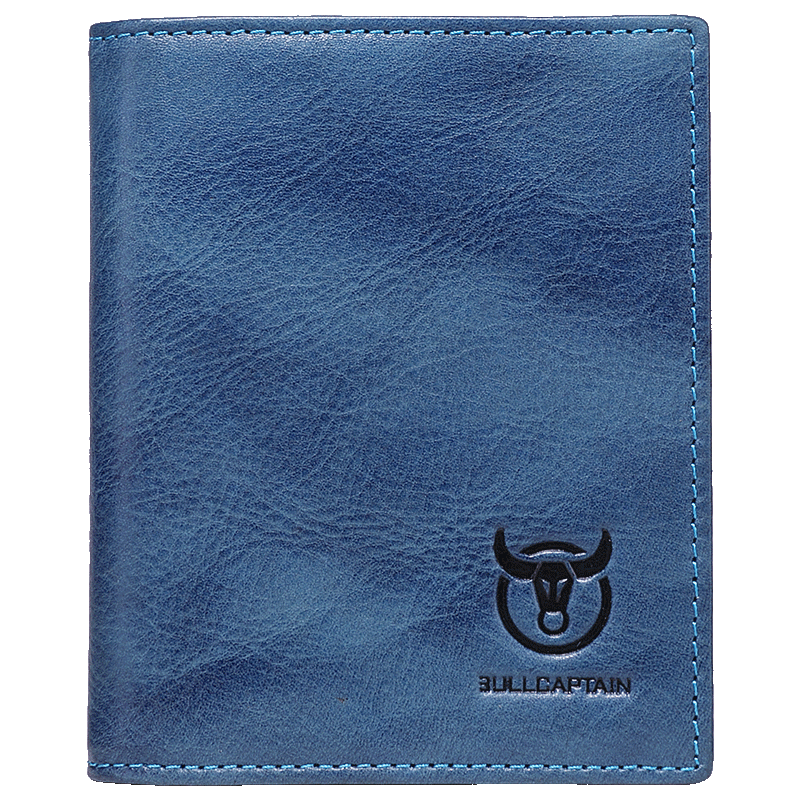 Men's New Design Real Leather Wallet RFID Bifold Credit Card Holder